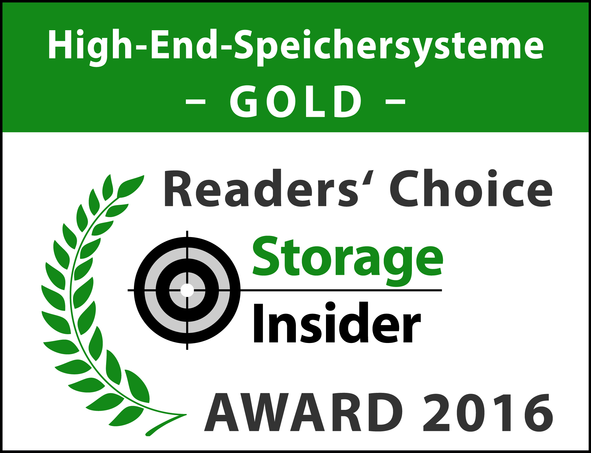 Storage Insider Award 2016 Storage Insider Award 2016