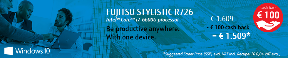 FUJITSU STYLISTIC R726 - Intel® Core™ i7-6600U processor FUJITSU STYLISTIC R726 - Intel® Core™ i7-6600U processor