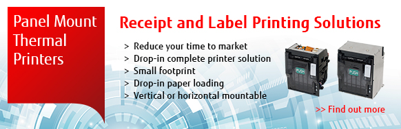 Fujitsu Panel Mount Thermal Printers Fujitsu Panel Mount Thermal Printers
