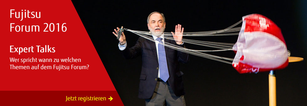 Expert talks: Wer spricht wann zu welchen Themen auf dem Fujitsu Forum?