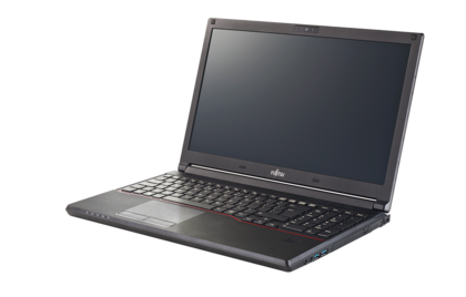 LIFEBOOK E554 - left side, with reflection