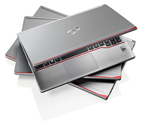 Image: examples of FUJITSU products (FUJITSU notebook PC)