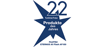 funkschau Produkt des Jahres 2022 Fujitsu All Flash 150
