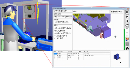 Figure 3: Example of the manufacturing instruction viewer