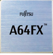 Photo of the A64FX package