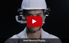Fujitsu Head Mounted Display video