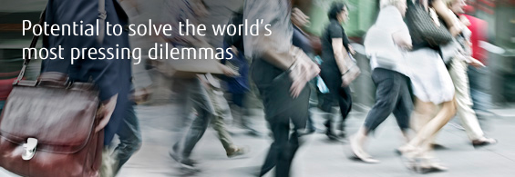 Potential to solve the world's most pressing dilemmas Potential to solve the world's most pressing dilemmas