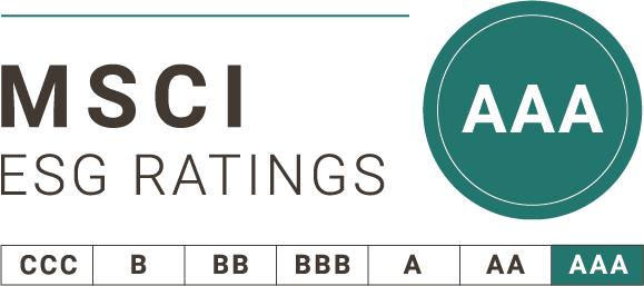 Logo: MSCI ESG RATINGS