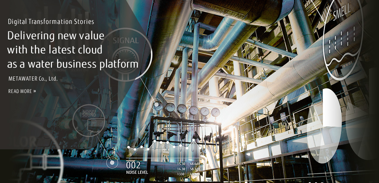 Digital Transformation Stories Delivering new value with the latest cloud as a water business platform METAWATER Co., Ltd. READ MORE