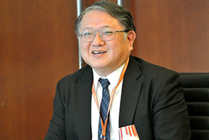 Picture: Terumi Chikama, Chairman and President, Fujitsu University