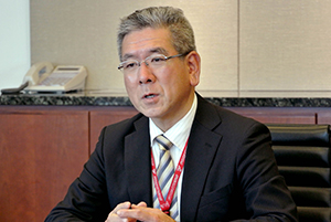 Picture: Akio Uekuri, Head of Corporate Affairs and  Human Resources Unit