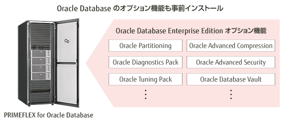 Oracle Databaseのオプション機能も事前インストール