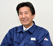 橿原電機株式会社 製造担当役員 取締役 中森安行氏の写真