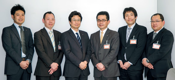 日本ハム株式会社の皆様及び、当社社員の写真