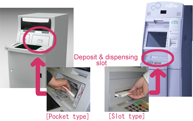 “Pocket type” and “Slot type” units: