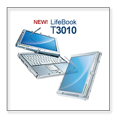 컨버터블 타입의 태블릿 겸용 노트북 LifeBook T3010 출시