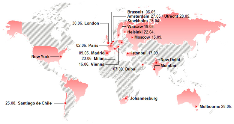 Locations 2015 Locations 2015
