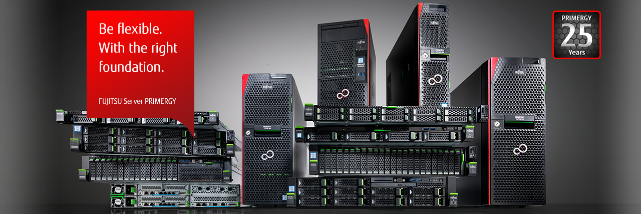 Fujitsu Server PRIMERGY: Be flexible. With the right foundation.