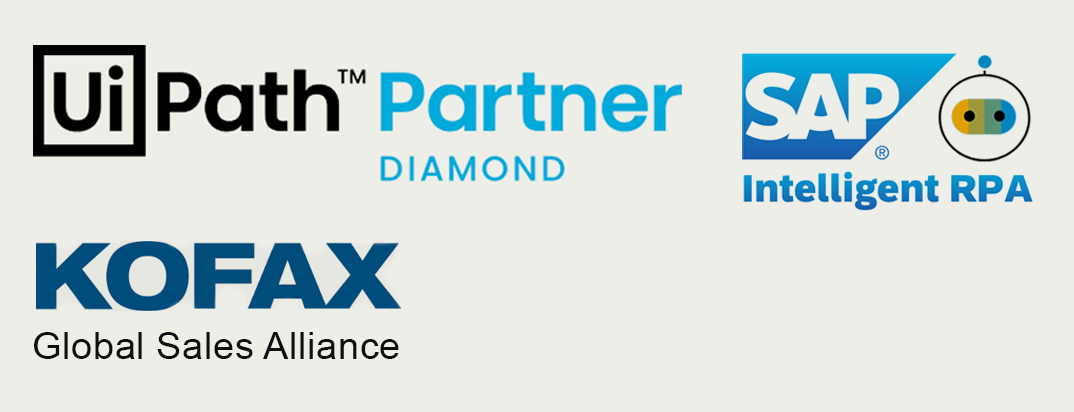 UiPath Global Diamond Partner; KOFAX Global Sales Alliance; SAP.
