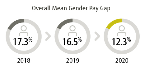 Overall Mean Gender Pay Gap