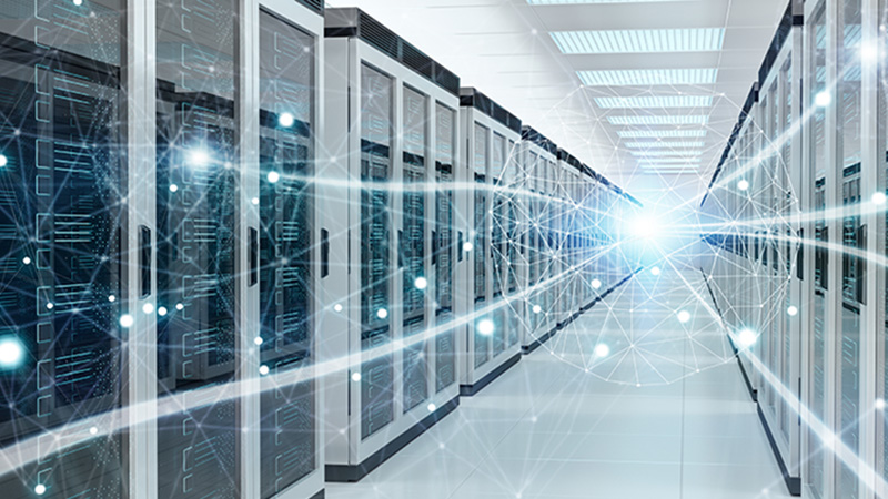 AI Test drive banner image of data centre