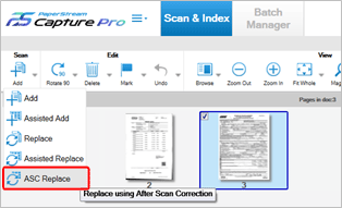 After Scan Correction (ASC) After Scan Correction (ASC)