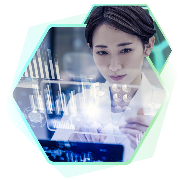 Female scientist