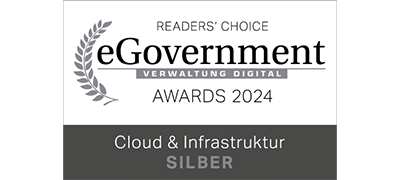 eGovernment Readers Choice - Cloud & Infrastruktur - Silber