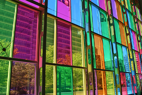 Bunte Fenster
