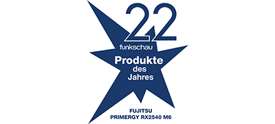 funkschau Produkt des Jahres 2022 Fujitsu PRIMERGY RX2540