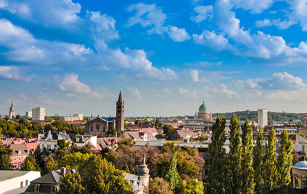 Potsdam from above (2016 Photographer Robert Schnabel)