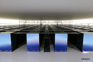Supercomputer Fugaku (Photo courtesy of RIKEN)