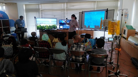 A remote-learning class