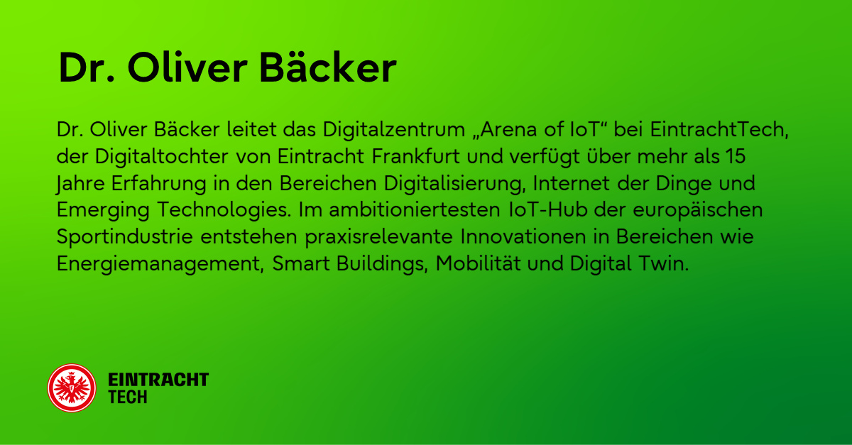 Speaker Card Dr. Oliver Bäcker CV
