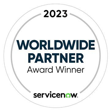Worldwide partner 2023 Service now certificate