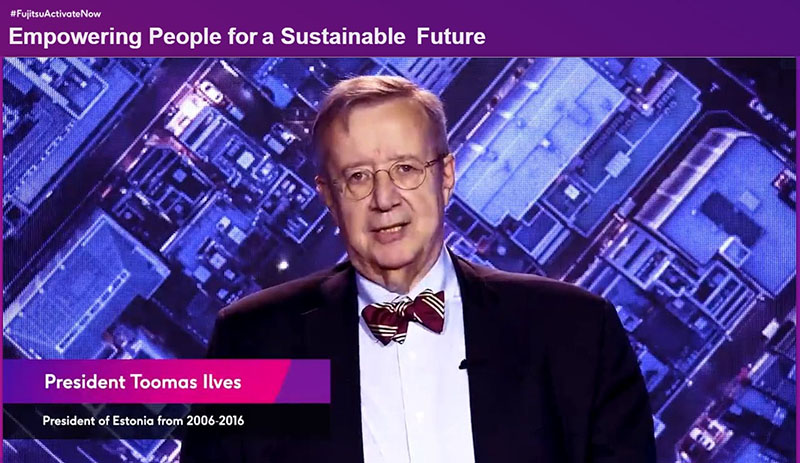 Toomas Hendrik Ilves Fujitsu globaalse konverentsi ActivateNow 2021 keynote Toomas Hendrik Ilves Fujitsu globaalse konverentsi ActivateNow 2021 keynote