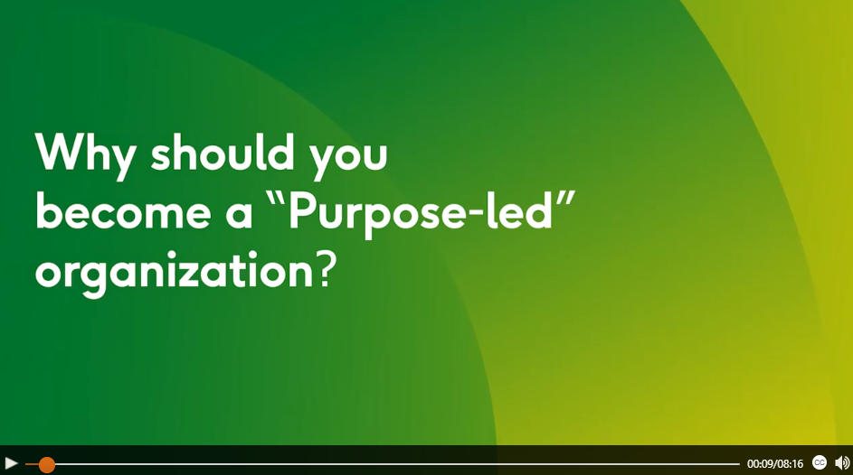 Purpose-led organization