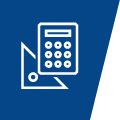 Set square and calculator