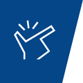 Zoom gesture with fingers