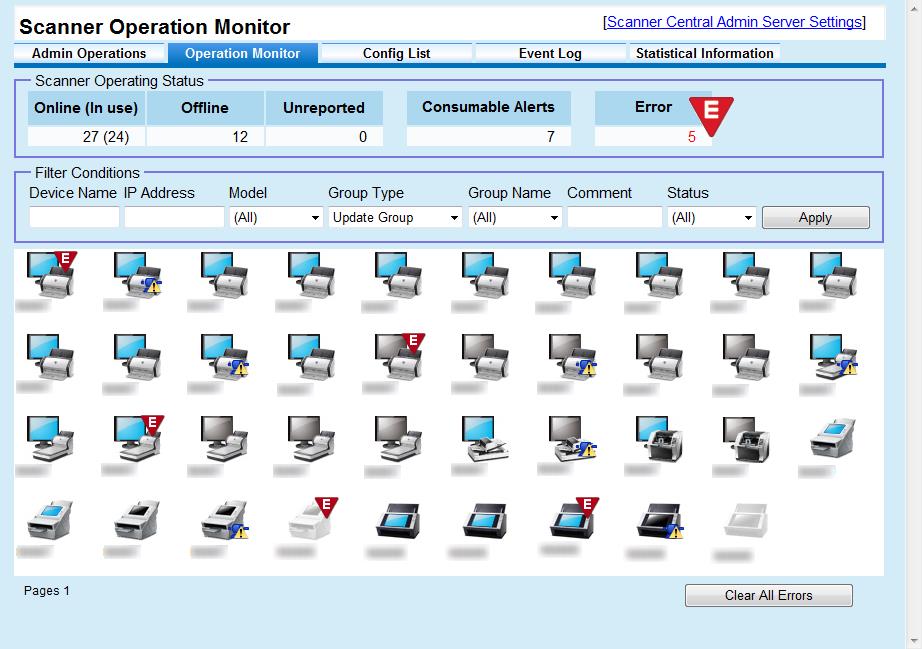 SCA dashboard SCA dashboard