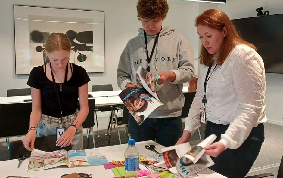 Koulumaailman kokemusasiantuntijat co-creation -työpajassa Koulumaailman kokemusasiantuntijat co-creation -työpajassa