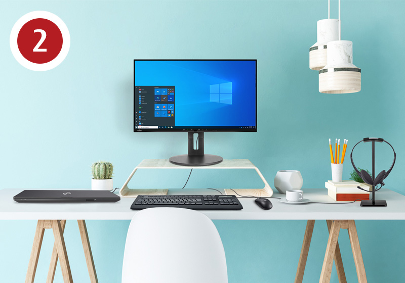 Homeoffice Bundle 02 with background