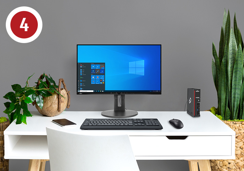 Homeoffice Bundle 04 with background