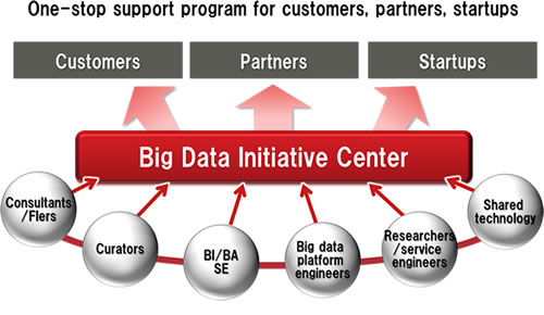 Figure 3: Big Data Initiative Center organization