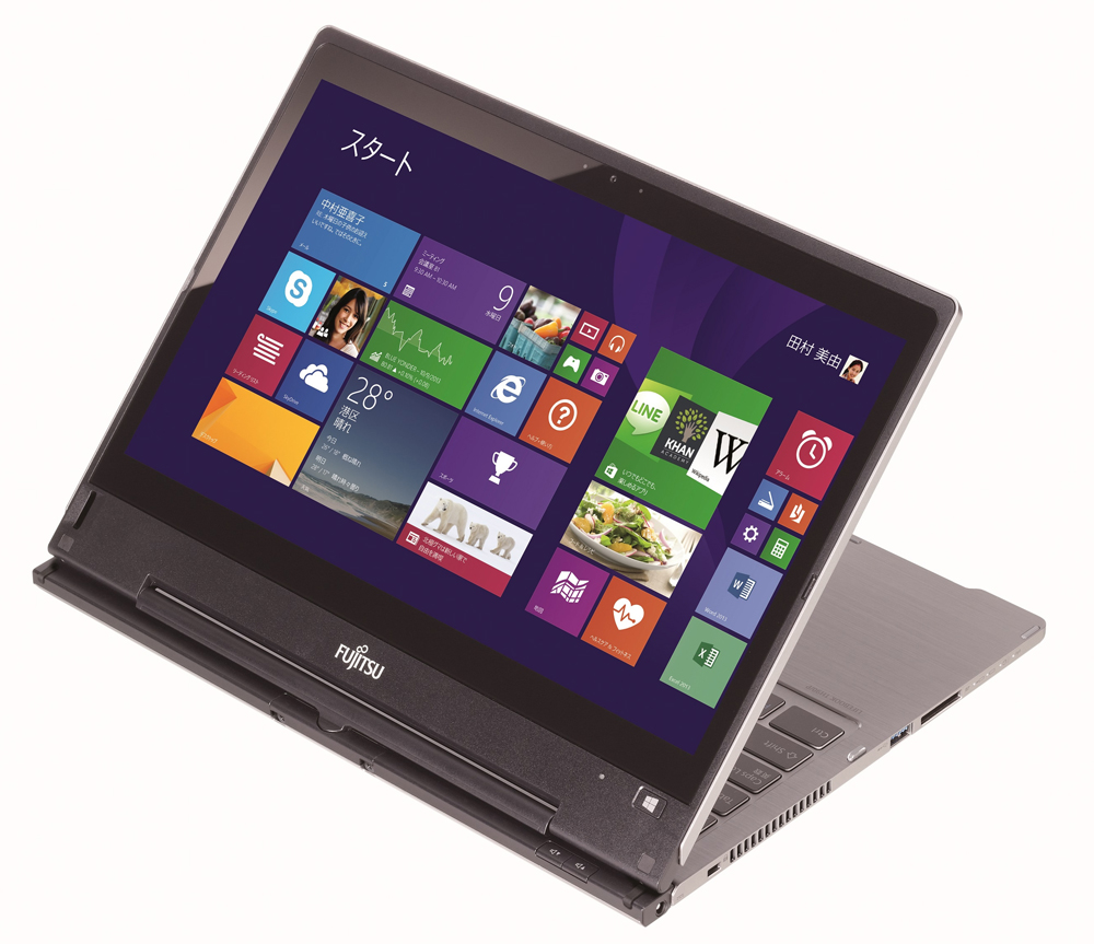 PC/タブレット ノートPC Fujitsu Introduces a Convertible UltrabookTM, the LIFEBOOK TH90/P 