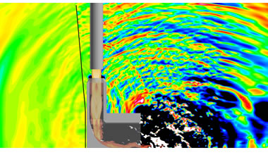 Simulation of low-noise launch pad for Epsilon rocket (Image courtesy of JAXA/JEDI)