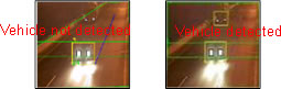 Figure 2: Previous method (left), Sample application of the new technology (right)