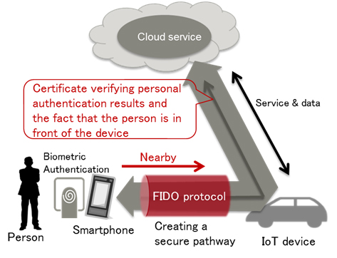 Figure 1: Diagram of the authentication pathway