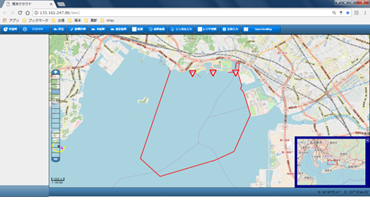 Figure 1: Map displaying the competition area