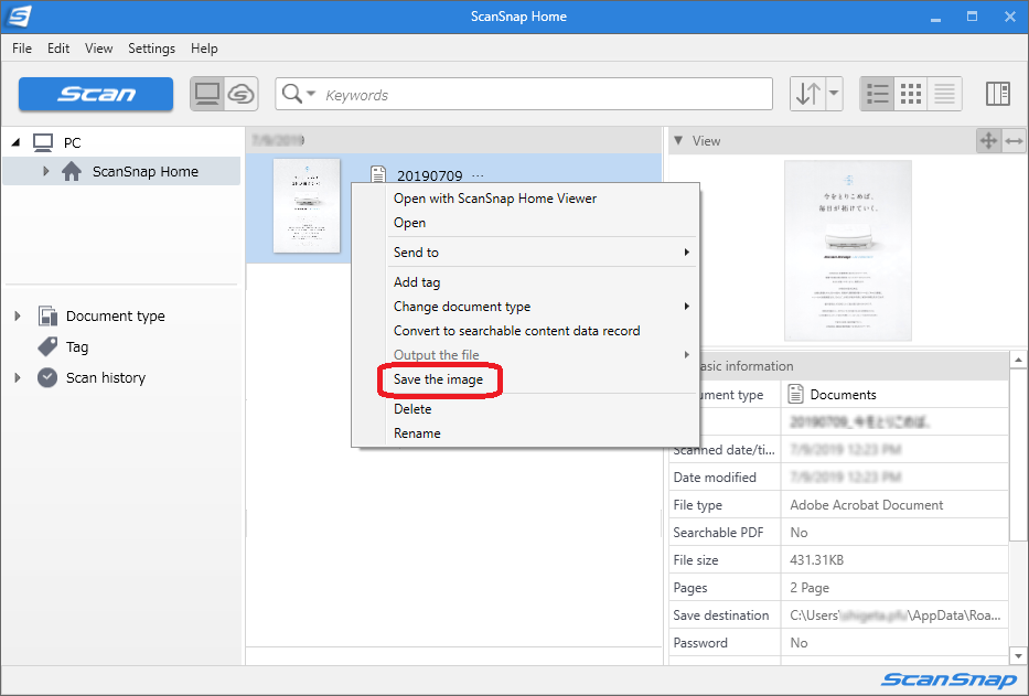 ScanSnap Home Once you have started 05 Fujitsu Global